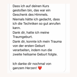 Dein Hypnobirthing online Geburtsvorbereitungskurs für eine natürliche selbstbestimmte Geburt dank mentaler Geburtsvorbereitung