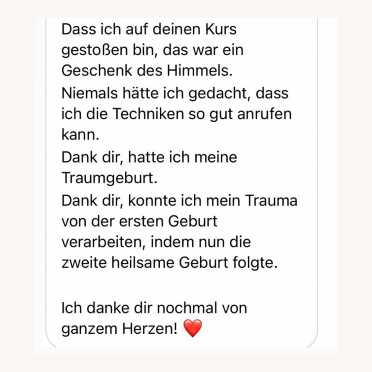 Dein Hypnobirthing online Geburtsvorbereitungskurs für eine natürliche selbstbestimmte Geburt dank mentaler Geburtsvorbereitung